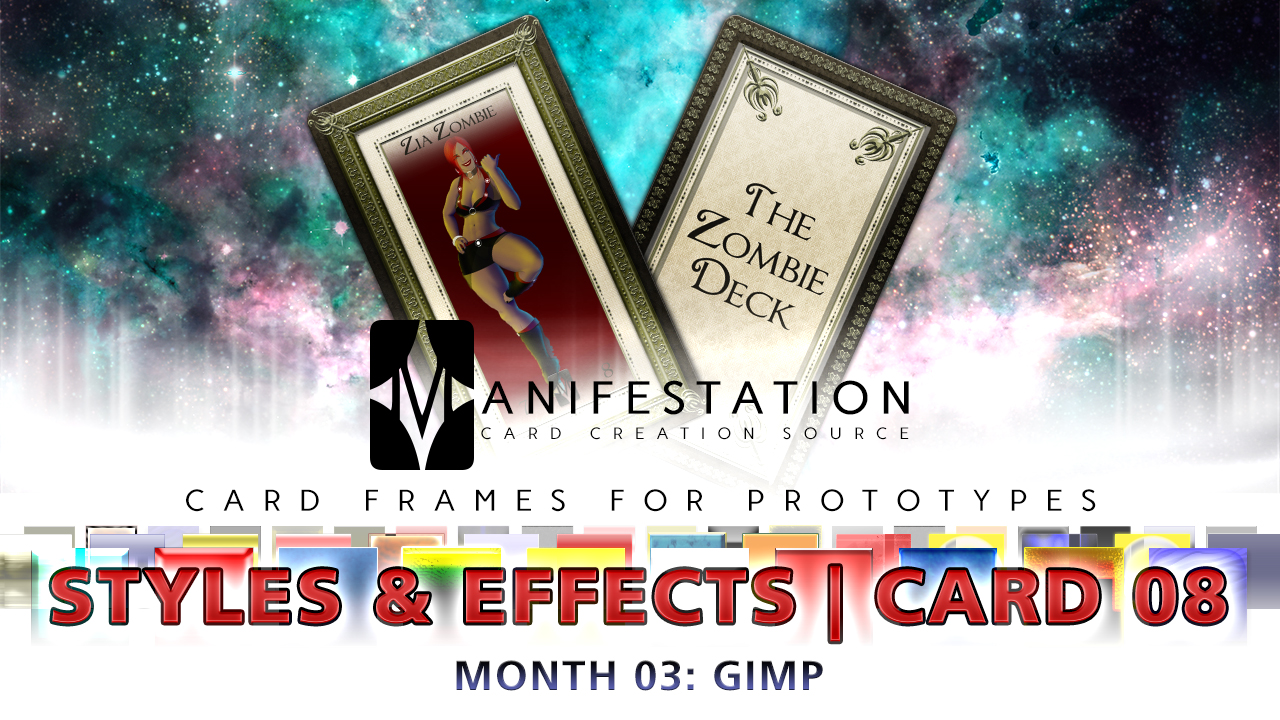 Manifestation CCS Monthly Card Frames for Prototypes Month 03 | Card 08 Photoshop