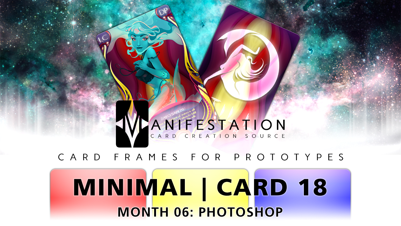 Monthly Card Frams for Prototypes - Card 18 Photoshop Preview