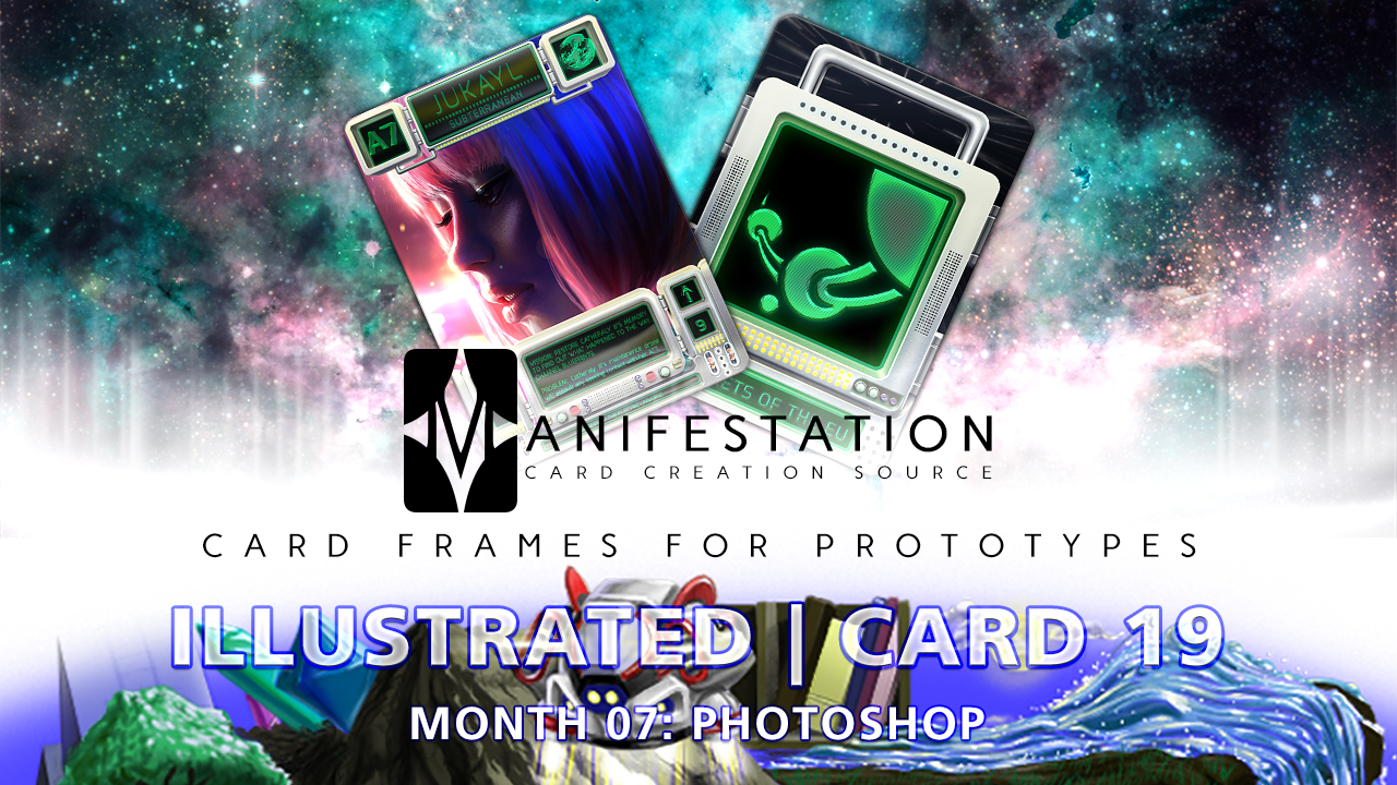 Manifestation CCS Monthly Card Frames for Prototypes Month 07 | Card 19 Photoshop