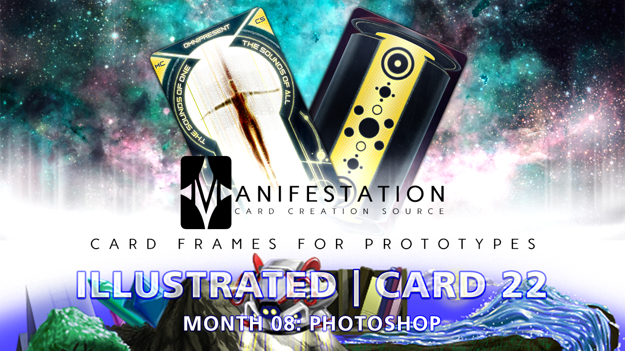 Manifestation CCS Monthly Card Frames for Prototypes Month 08 | Card 22 Photoshop