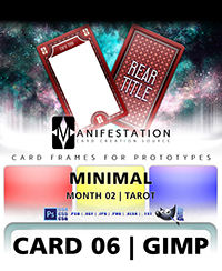 Monthly Card Frames for Prototypes - Card 06 Gimp