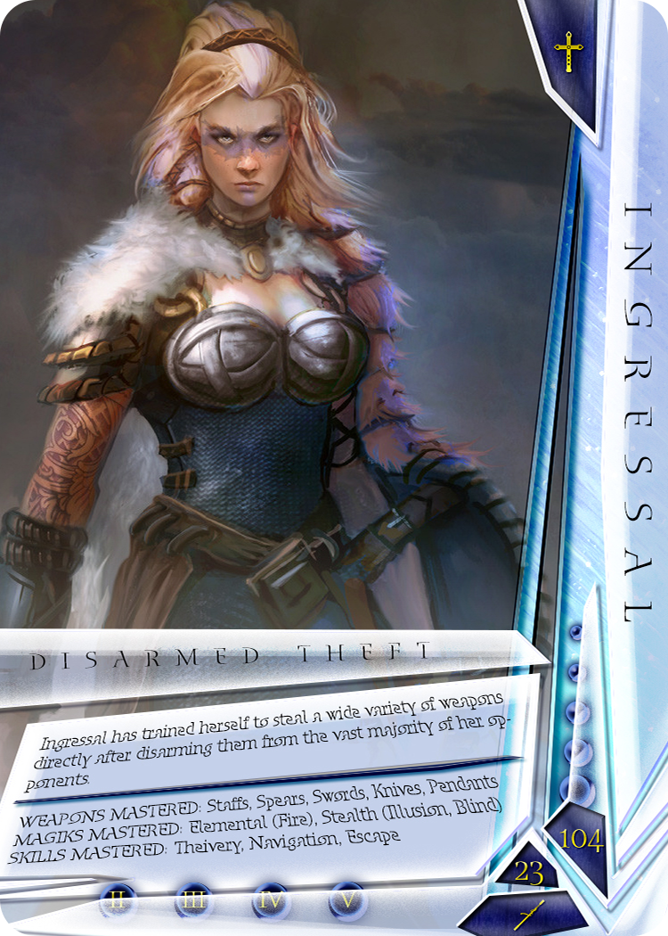 Card 23 Front Photoshop Card Game Design Border Preview